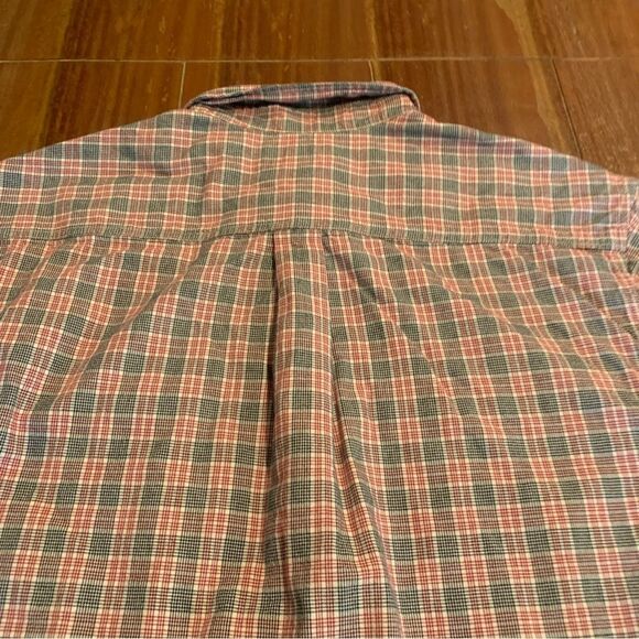 Carhartt Men’s Casual Short Sleeve Plaid Button Down Shirt Large - Picture 4 of 7